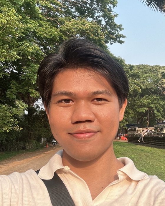 Phone Pyae Naing (Harry), smiling outdoors